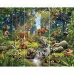 Walltastic Animals of The Forest Wall Mural