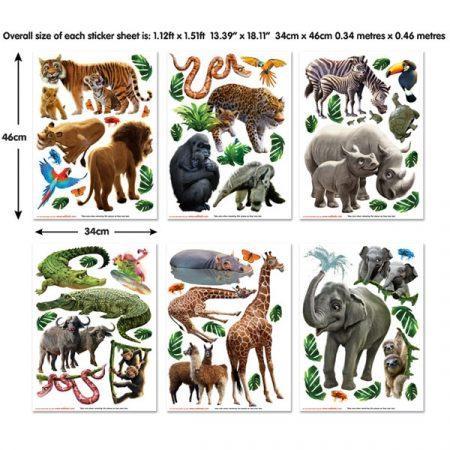 Walltastic Jungle Adventure Room Decor Kit