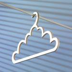 Essey Set of 4 White Cloud Coat Hangers