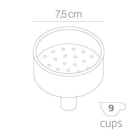 Forever 9 Cup Aluminium Funnel