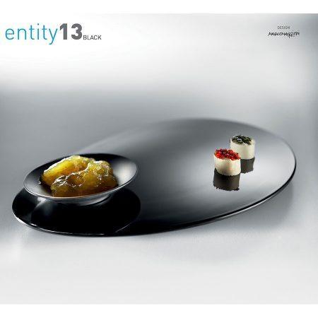 Mebel Entity 13 Oval Plate with Dip Bowl