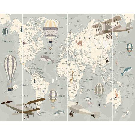 Walltastic Map of the World Wall Mural