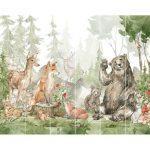 Walltastic Forest Friends Wall Mural