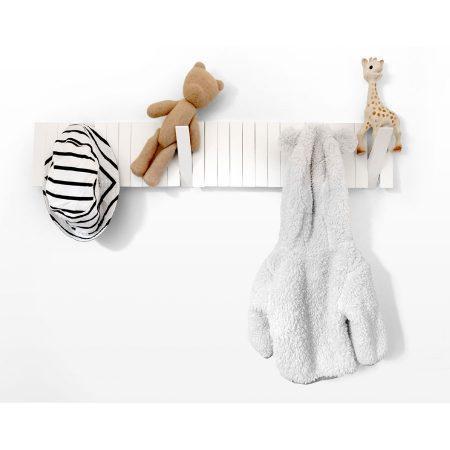 iLoveHandles White Switchboard Coat Rack