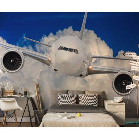 walltastic aeroplane wall mural