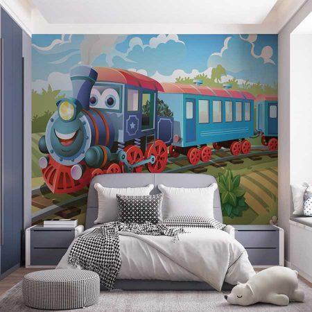 walltastic traintastic wall mural