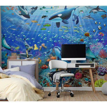 walltastic underwater scene wall mural