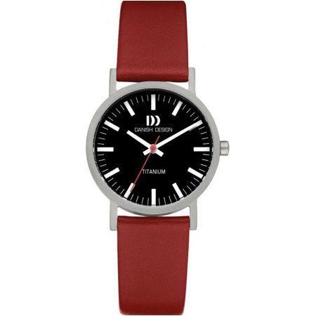 Danish Design Rhine Black Red Small Ladies Watch