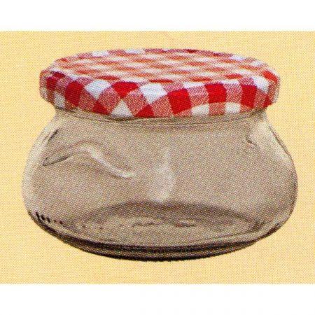 UWO Wolf Pack of 6 x 250ml Bulb Preserving Jars with Red Lids